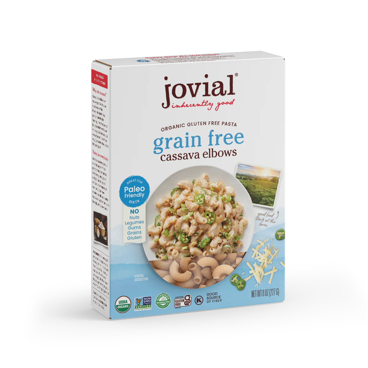 Organic Grain Free Cassava Elbows