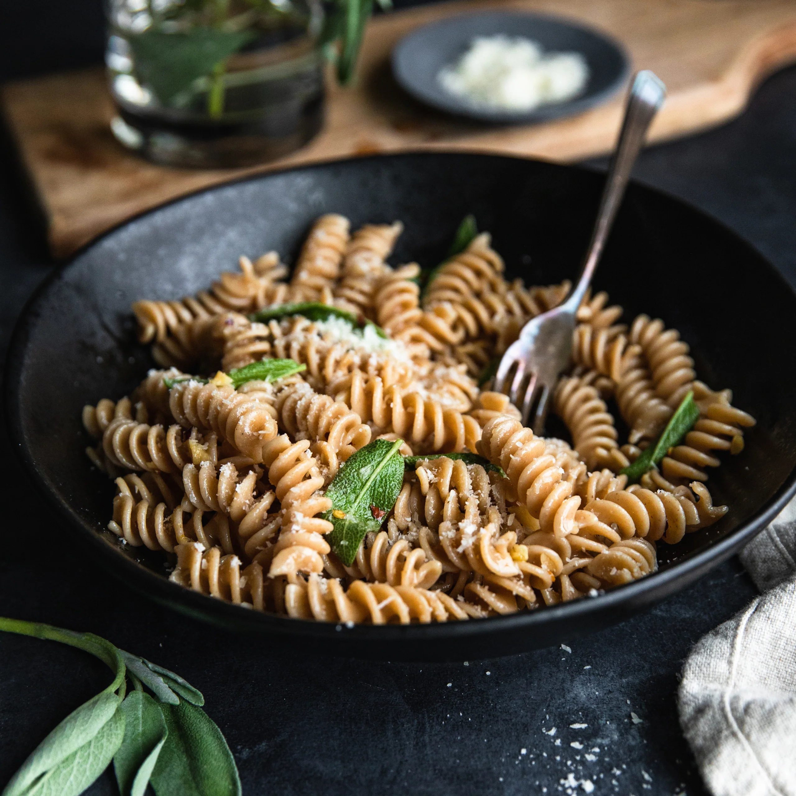 Organic Whole Wheat Fusilli - Image 2